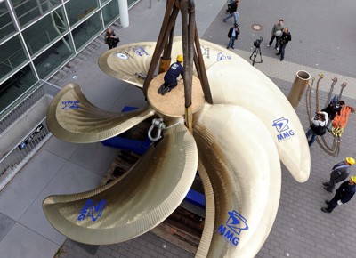 Schiffsbaumesse SMM 2010, Schiffsschraube