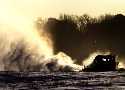 Schneechaos, Flughafen Frankfurt