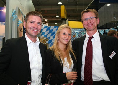 Alexander Tietje und seine Tochter sowie
Richard Bäumler (Sommer GmbH)