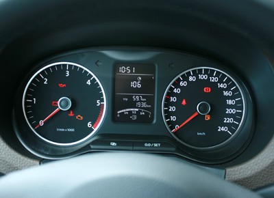 Instrumente, VW Amarok, Tankanzeige