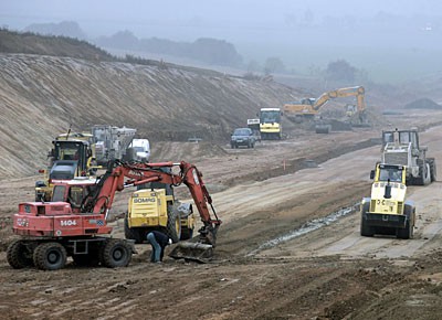 Autobahnbaustelle