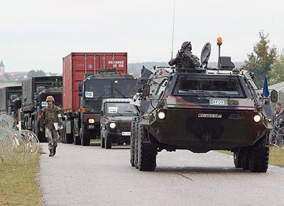 Bundeswehr Konvoi
