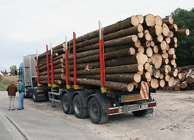 Holztransporte