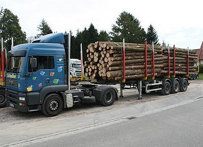 Holztransporte