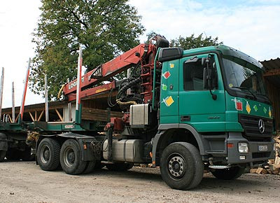Holztransporte