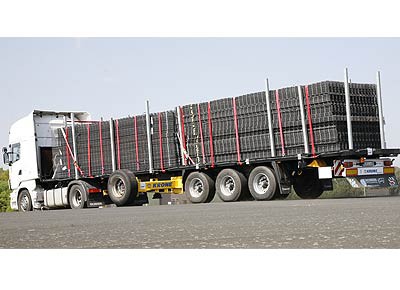 Stahlmattentransport 