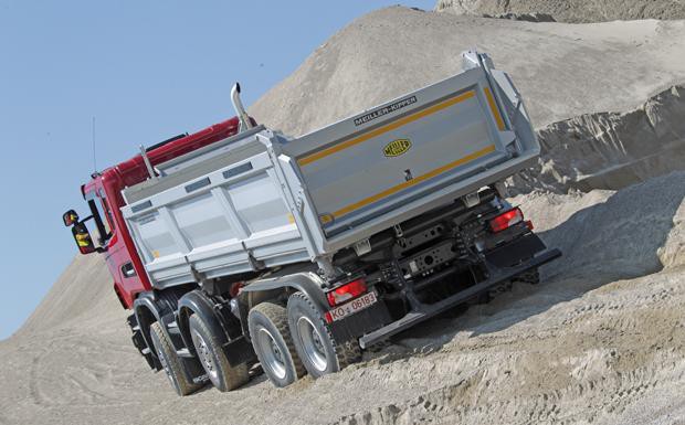 Test Scania G 440 CB 8x4 MHZ