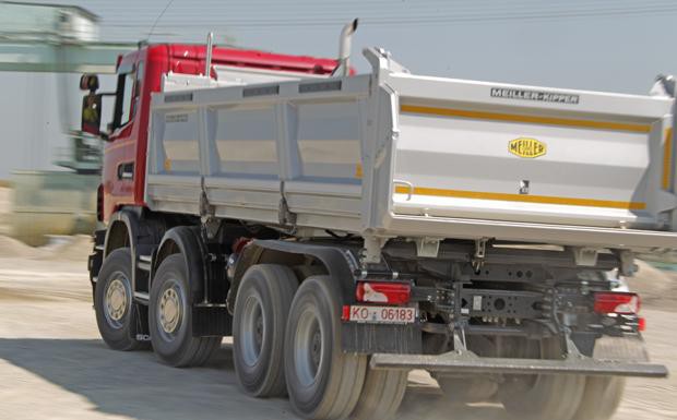 Test Scania G 440 CB 8x4 MHZ