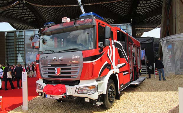 Feuerwehrfahrzeuge, Messe, Interschutz 2015