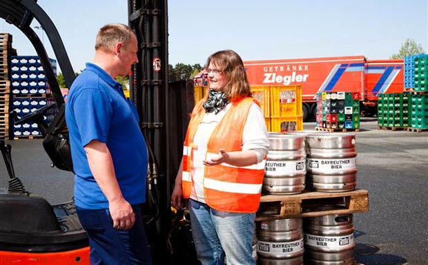 Ladungssicherung Getränketransport