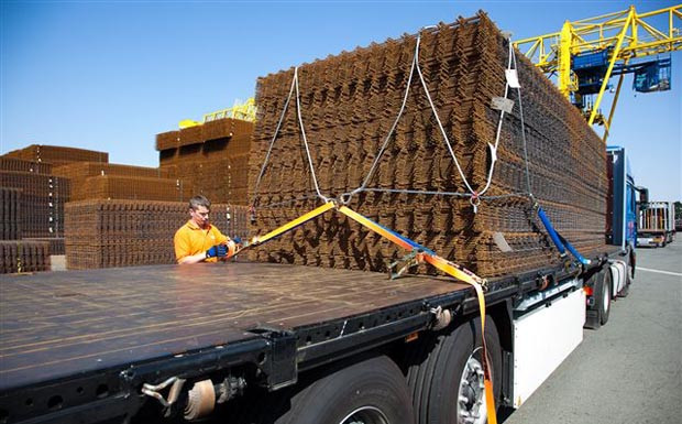 Ladungssicherung Stahlmatten