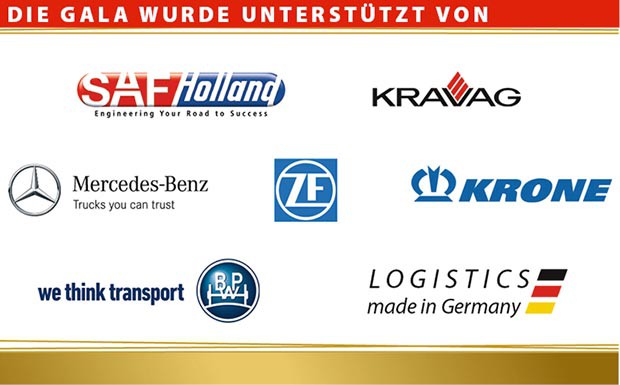 VerkehrsRundschau Gala 2016 Sponsoren