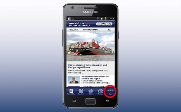 VerkehrsRundschau, mobil, Web-App, Android, Apple, Blackberry