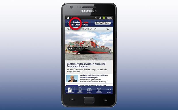 VerkehrsRundschau, mobil, Web-App, Android, Apple, Blackberry