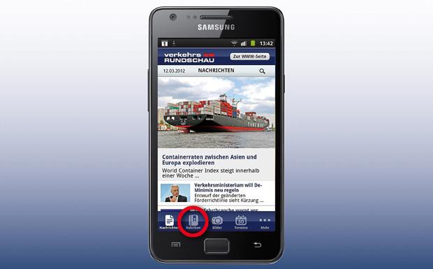 VerkehrsRundschau, mobil, Web-App, Android, Apple, Blackberry
