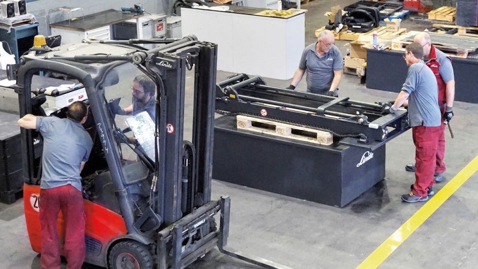 Linde Material Handling, Gebrauchtstapler, Dismantling