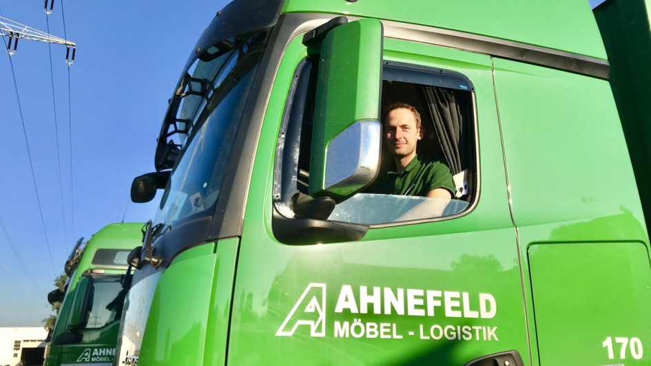Ahnefeld Minden Spedition Fahrer Enrico Wetzel