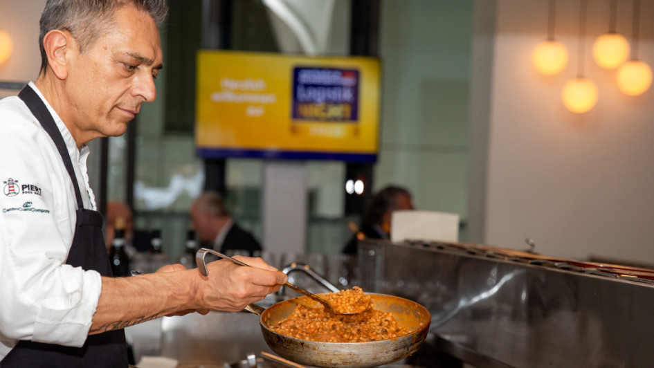 Show-Cooking während der Logistik Night 2023