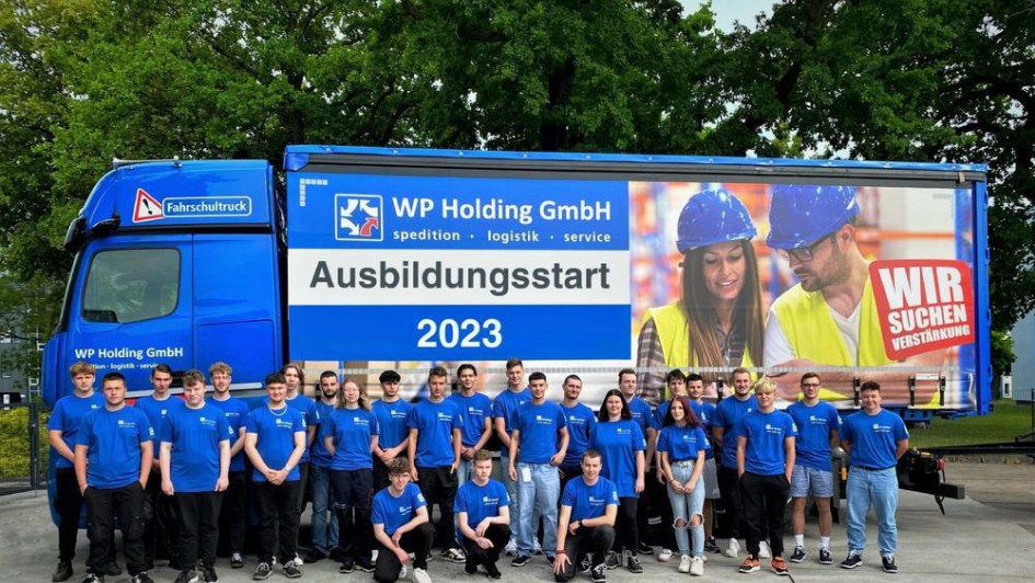 Gruppenfoto der Auszubildenden von WPHolding