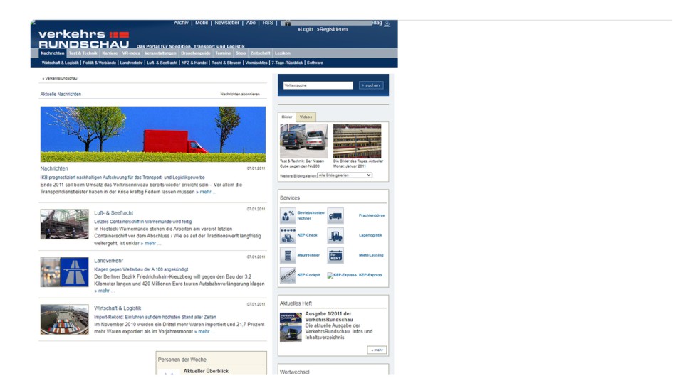 verkehrsrundschau.de 2011
