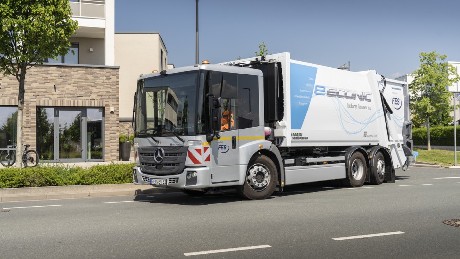 Mercedes-Benz eEconic als Müllsammler