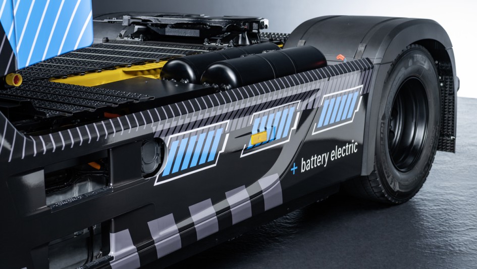 eActros Long Haul Batterieabdeckung