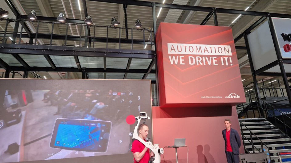 Linde Automation Summit Live-Demo 3D-Scan Nvidia