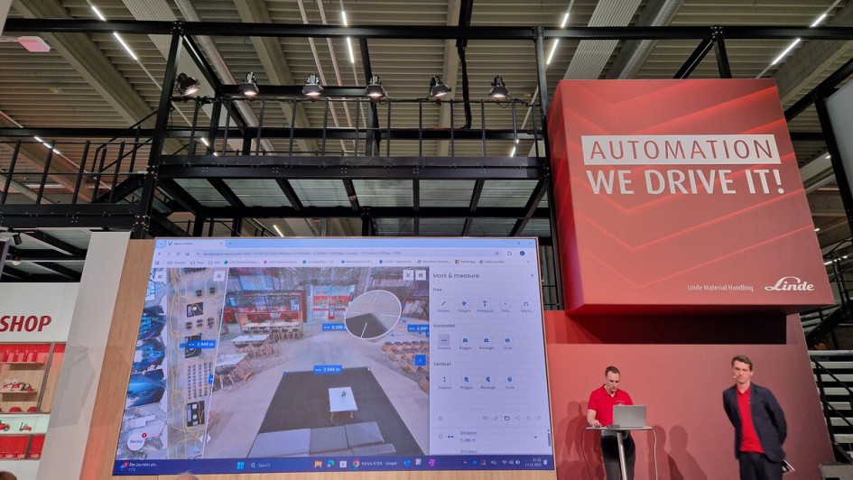 Digital Twin Demo auf dem Linde Automation Summit 
