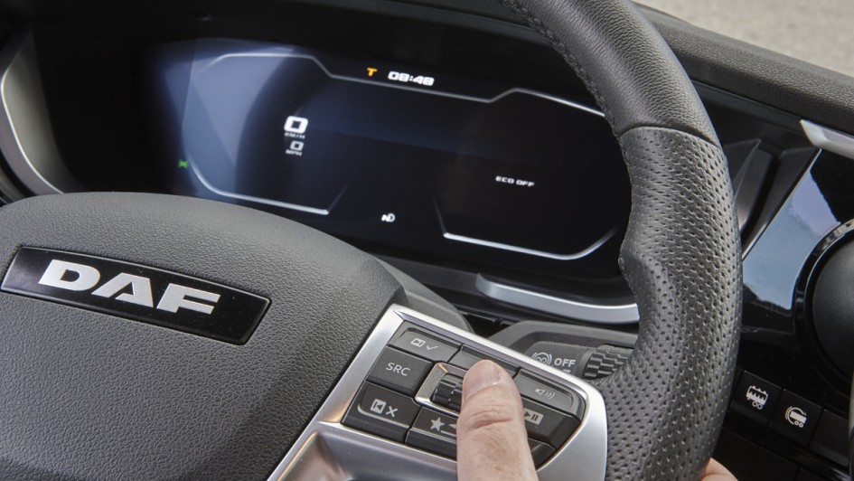 DAF gelb - Lenkradtasten