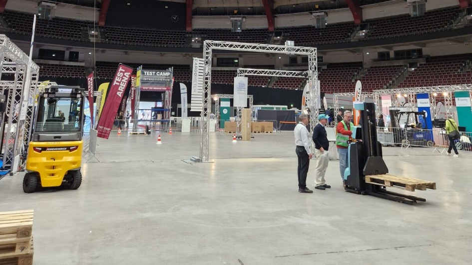 Test Camp Intralogistics 2026 Arena in der Westfalenhalle