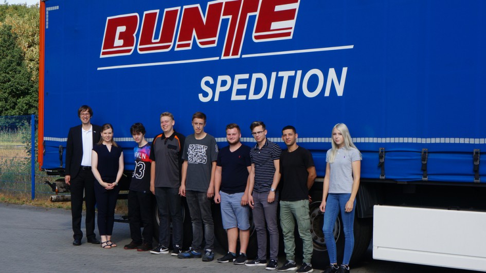 Azubis Bunte Spedition 2018