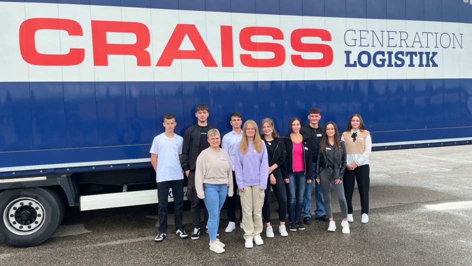 Gruppenfoto der Auszubildenden bei Craiss
