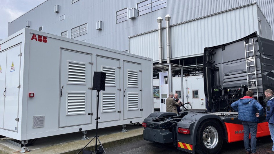 MAN eTruck eTGX ABB Megawatt Charging