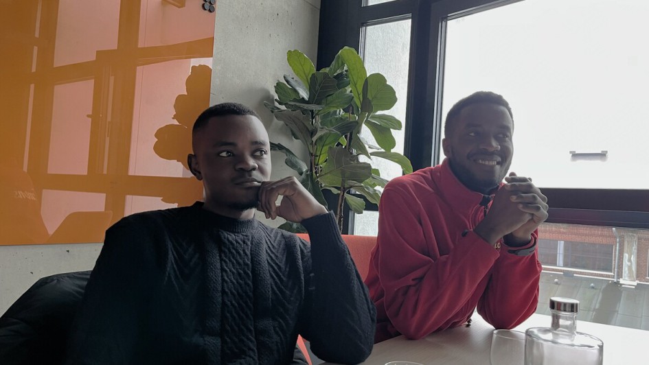 Christian Maleka Lutonachio und Live Bazodulua Nhayilu aus der Demokratischen Republik Kongo 