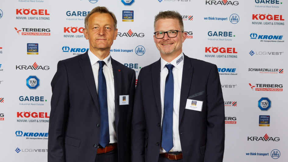 Ingo Prüstel und Heiko Augustin der Spedition Prüstel