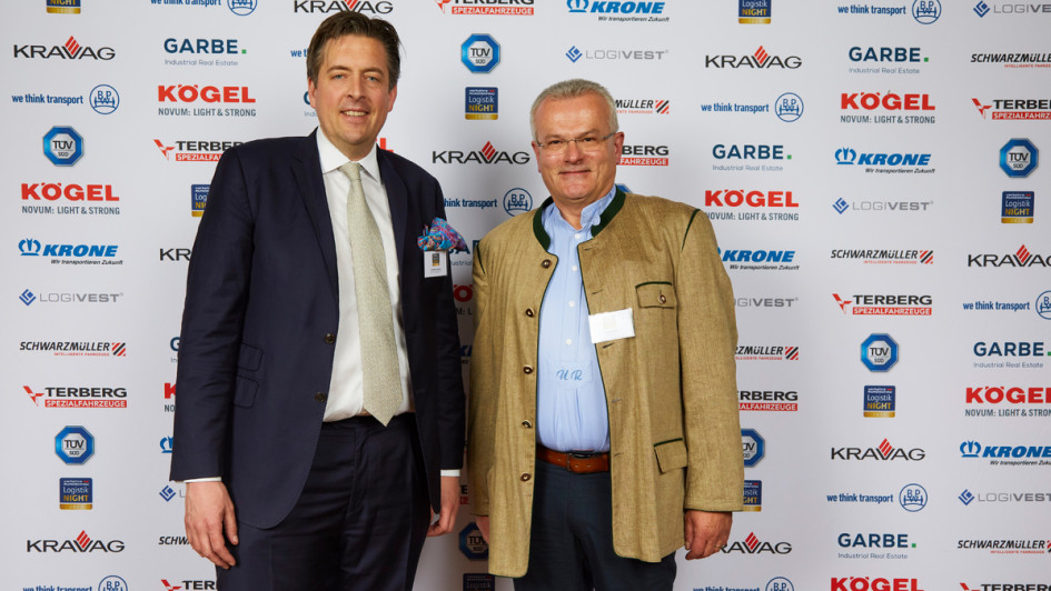 Jan Kaumanns von RIO The Logistics Flow und Ulrich Reif von Heppner