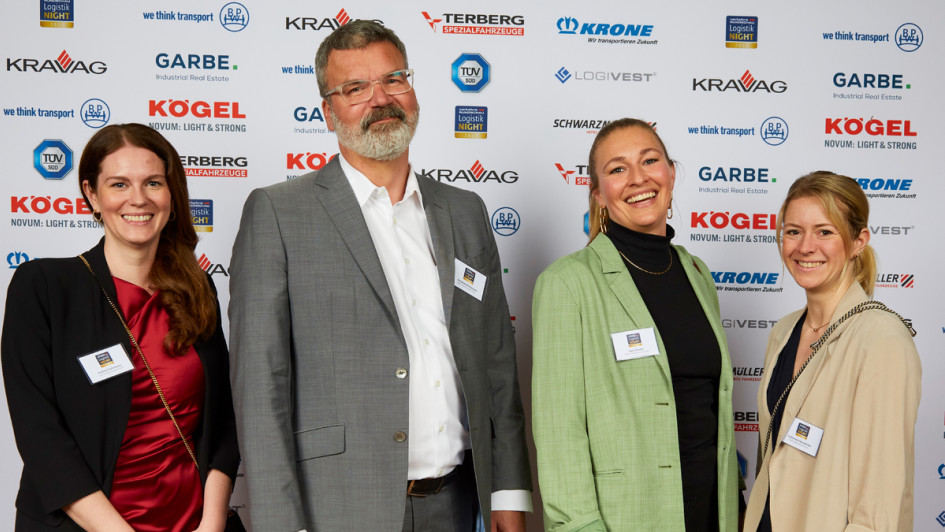 Kathrin Fuhrmann, Jan Dietrich Hempel, Lara Zander und Catherine Hausdörfer (v.l.n.r; Garbe Industrial Real Estate)
