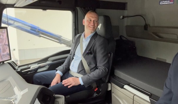 Andreas Eichinger im Logistik-Taxi