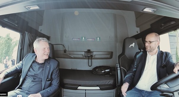 Andreas Schmitz im Logistik-Taxi