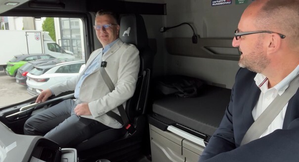 Jens Langer im Logistik-Taxi