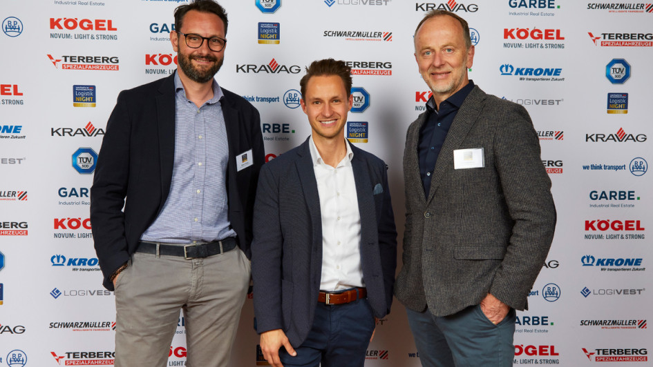 Markus Stegen, Simon Richenhagen und Dr. Frank Albers (v.l.n.r.) von Krone