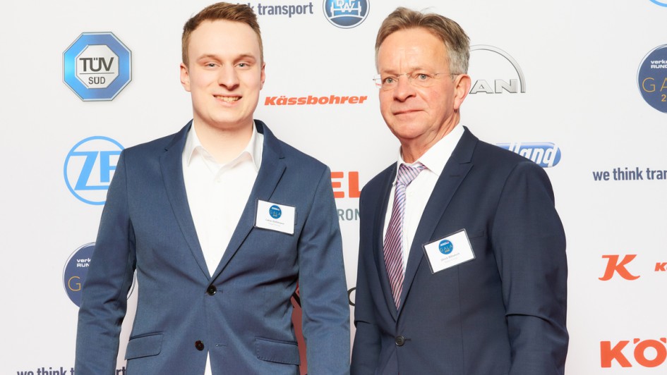 Best Azubi 2020, Lukas Dühlmann, Ulrich Mihatsch, Nagel-Group