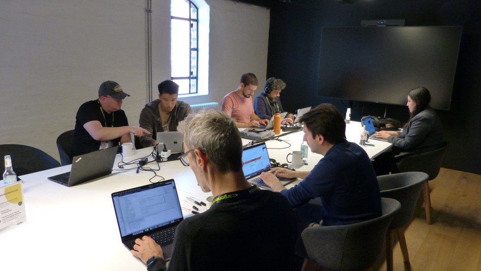 Hinter den Szenen beim Logisitk-Hackathon in Hamburg