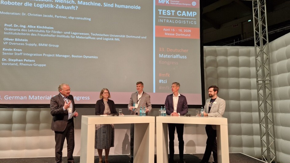 Materialfluss Kongress 2026 Podiumsdiskussion 