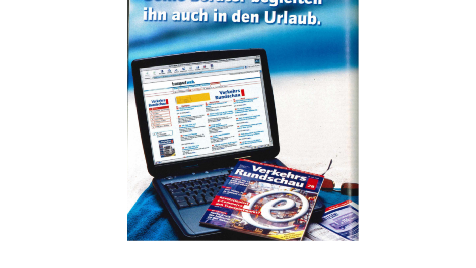 Werbung VerkehrsRundschau transportweb 2001