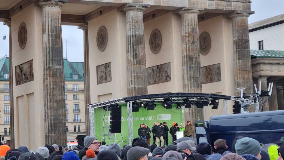 Kundgabe vor dem Brandenburger Tor