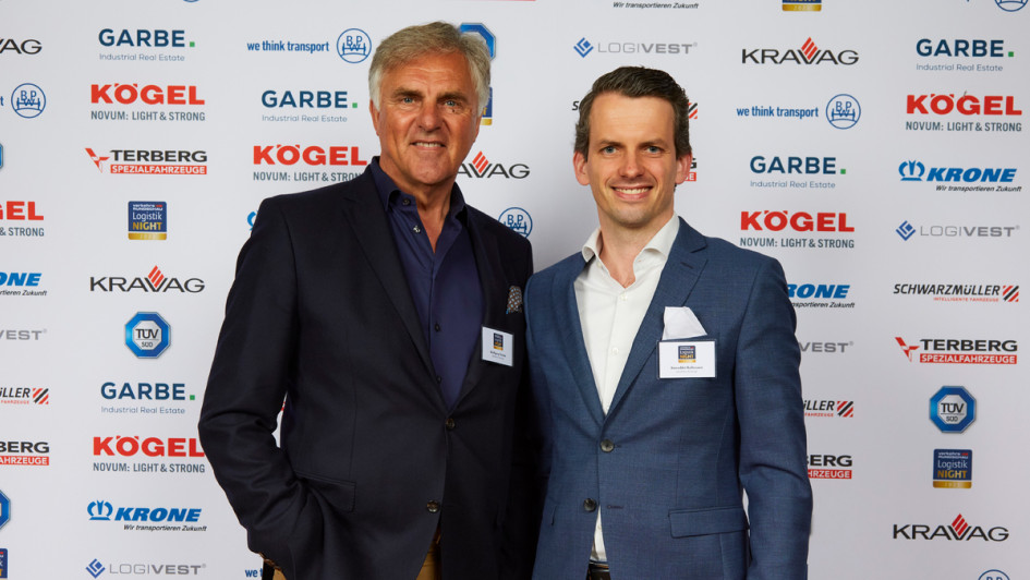 Wolfgang Thoma und Benedtikt Roßmann der Spedition Ansorge