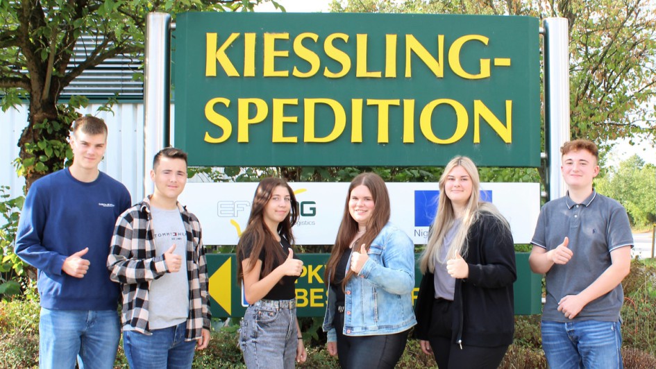 Neue Azubis 2022, Spedition Kiessling