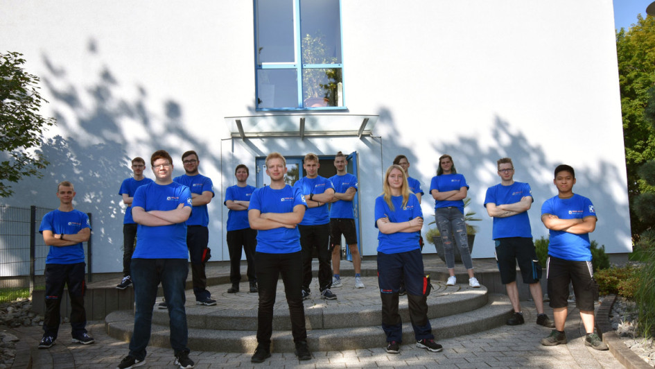 Azubis August 2021, Weck+Poller