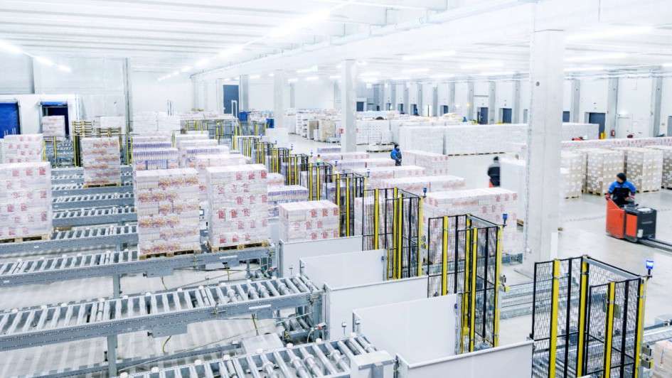 Warenein- und Ausgangsbahnen